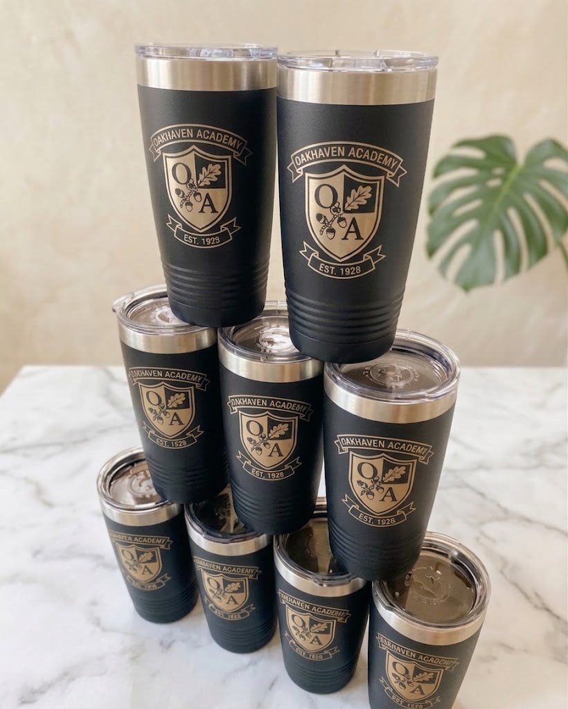 Custom Laser-Engraved Tumbler | Personalized with Your Logo