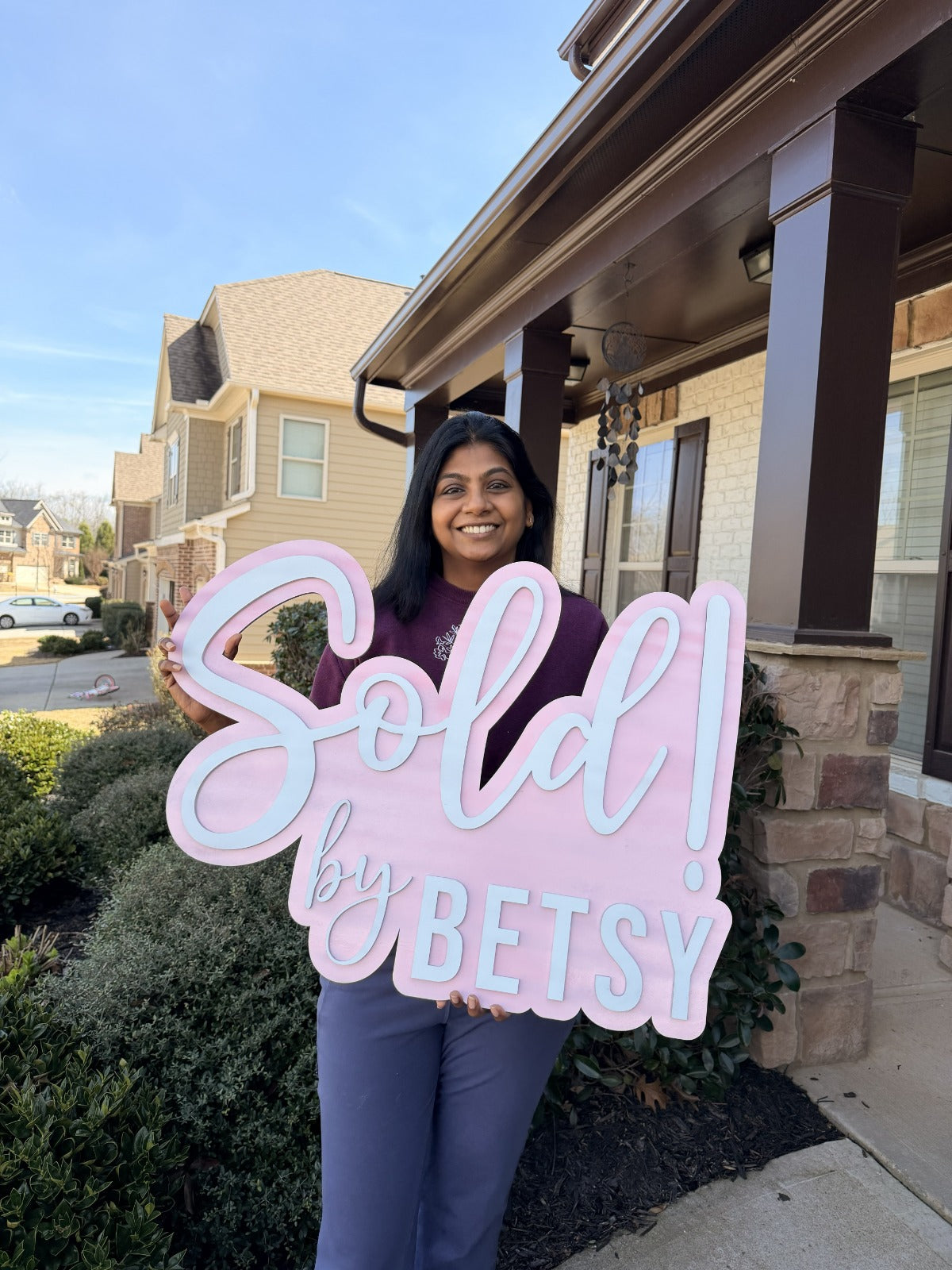 Custom Realtor Sold Sign