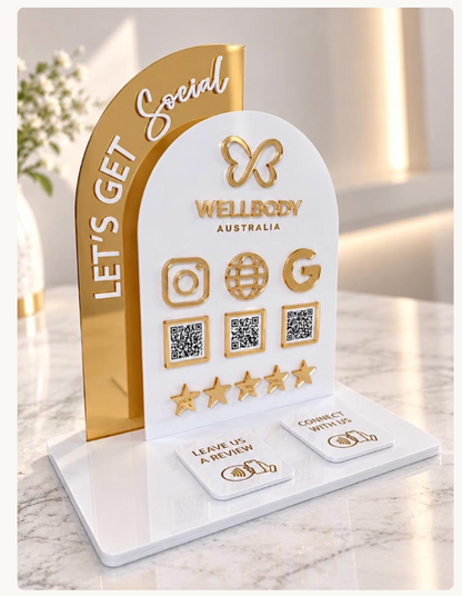 BRANDED – Custom QR Business Display