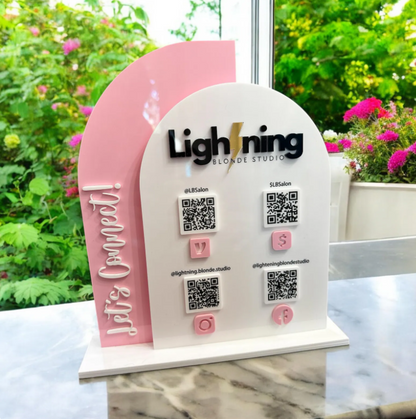 BRANDED – Custom QR Business Display