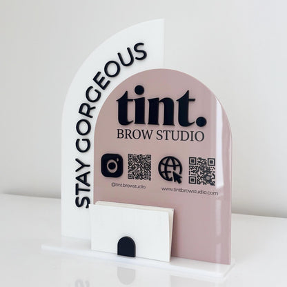 BRANDED – Custom QR Business Display
